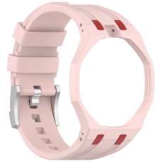 Ремінець Audemars Piguet x Swatch Royal Pop: Blush Pink/Burgundy