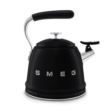 Чайник зі свистком SMEG WKF01BL, чорний, 2,3 л