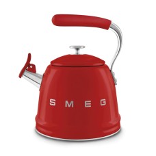 Чайник зі свистком SMEG WKF01RD, червоний, 2,3 л