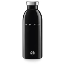 Термопляшка SMEG × 24Bottles Clima WBF01BL, чорна, 500 мл