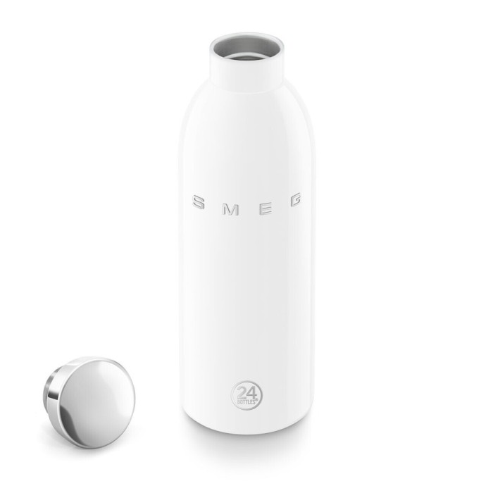Термопляшка SMEG × 24Bottles Clima WBF01WH, біла, 500 мл