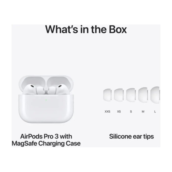 Навушники бездротові Apple AirPods 3 MME73ZM/A, білі, із зарядним кейсом