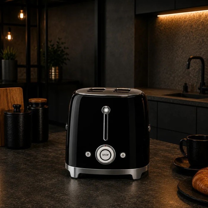 Тостер Smeg black