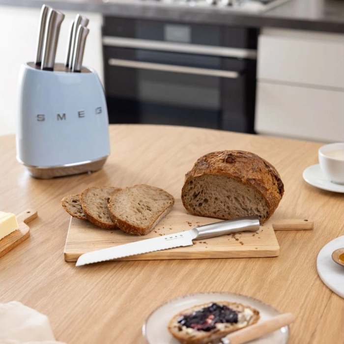 Комплект ножів Smeg, колір пастельно-блакитний